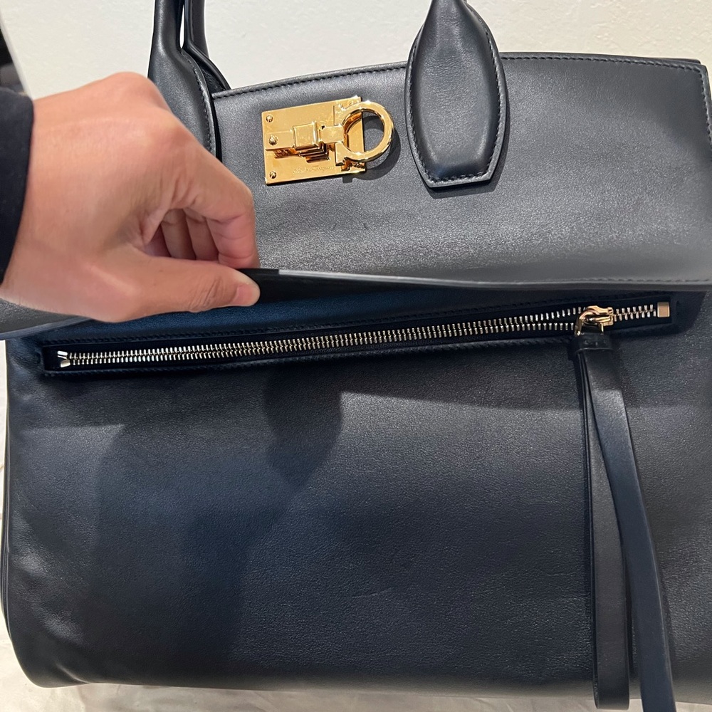 Salvatore Ferragamo Rhapsody Top Handle Bag Purse - Picture 10 of 16